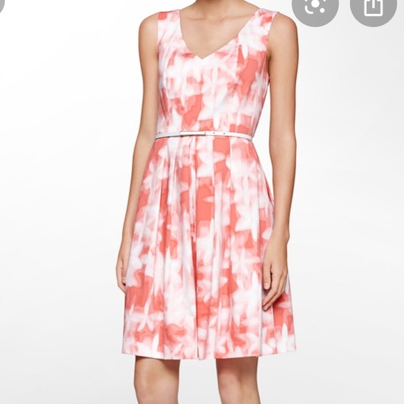 Calvin Klein Dresses & Skirts - Calvin Klein Pink Watercolor Dress